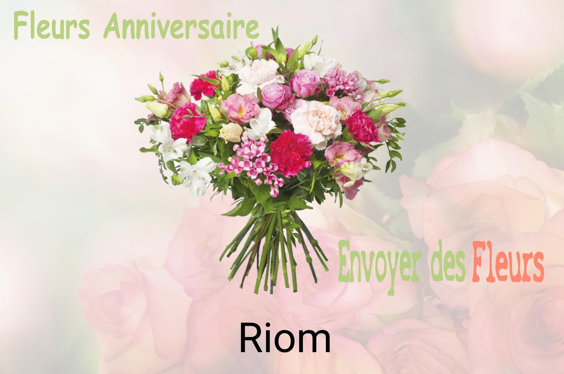 Bouquet de fleurs d’anniversaire livré à Riom